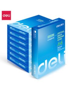 Deli Rhine A4 Printing Paper 80g 500 Sheets * 8 Packs per Box, Highly Rated Copy Paper, Double-Sided Thick Draft Paper, 4000 Sheets per Box 7414