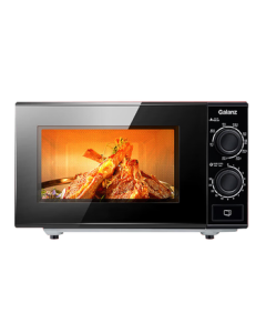 Galanz Microwave Oven Toaster Combo, Light Wave Flat Plate Rapid Heating, 20L Compact Household, Dual Knob Easy Operation Light Wave Oven, Easy-Clean Inner Liner XB2