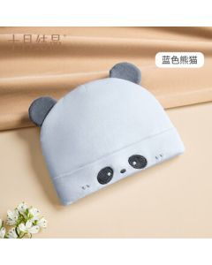 October Crystallization Baby Hat Newborn Seamless Cotton Infant Cap [Padded Fetal Cap] 0-6 Months