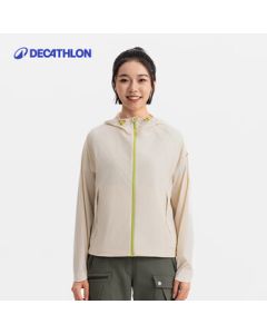 Decathlon Outdoor Sun Protection Jacket for Men & Women, Summer Ice Silk Lightweight Breathable UV Sunshade Coat, Cycling Windbreaker H500-5174276
