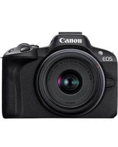 Canon EOS R50 Compact and Portable Mirrorless Digital Camera with Intelligent Auto Shooting Features, RF-S18-45 Lens Kit, Black (International Version)