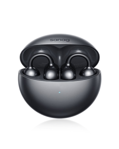 SANAG S6S Ultra Ear-Clip Bluetooth Headphones - Bone Conduction Concept Open-Ear Wireless Sports AI Headphones Compatible with Xiaomi