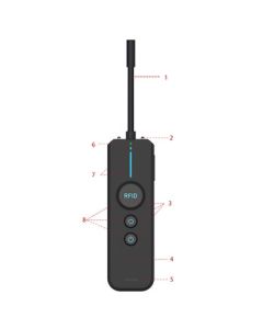 Weiwen (wewin) Makeid RR01 (AH) RFID Reader Handheld Portable Device Electronic Tag Reading Device Station