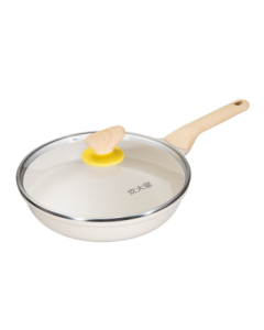 Cooker King Frying Pan Non-Stick Skillet 24cm, Granite Coating, Multi-functional, Easy to Clean, Low Smoke, Compatible with Induction Cooktops