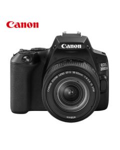 Canon EOS 200D2 DSLR Camera 200D II 18-55mm Standard Zoom Lens Kit Black (Approx. 24.1 Megapixels/4K Video)