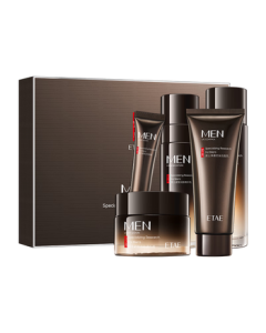 Fan Zhen Men's Skincare Set - Face Wash, Toner, Lotion, Serum, Eye Cream - Gift Box for Men, Boyfriend, Friends on Holidays