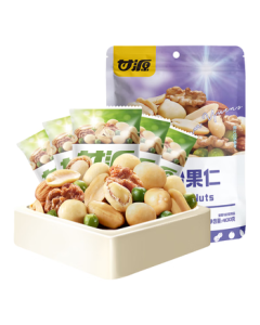Gan Yuan Assorted Mixed Nuts 400g Daily Snack Pack with Roasted Flavor, Individually Wrapped