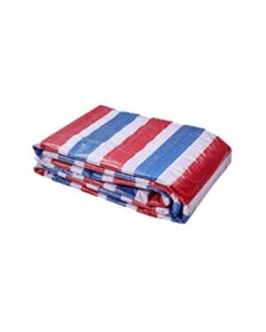 JUYUAN Color Striped Tarpaulin, Rainproof Tarp, Tri-Color Tarp, Waterproof Tarp, 4x50m Rain Cover