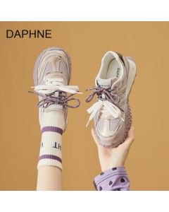 DAPHNE Women's Chunky Sole Trainer Shoes, 2025 Spring New Release Hot-Selling Comfortable Casual Sneakers for Women