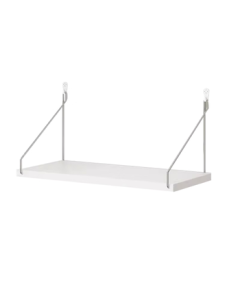 Anerya Wall-Mounted Shelf No Drilling Required, Wall Hanging Kitchen Single Strip Shelf Wooden Bookcase Storage Rack 1