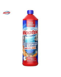 MOOTAA Drain Cleaner for Bathroom and Kitchen Sink, Powerful Dissolving Unclogging Agent 1000ml C002