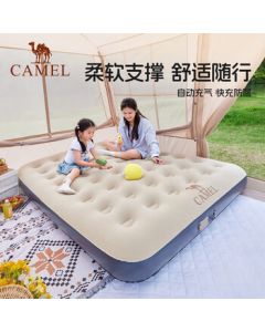 CAMEL (CAMEL) [Exclusive to JD.com] Inflatable Mattress for Floor Sleeping, Home Use, Outdoor Camping, Double-Sized Automatic Air Mattress