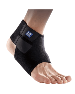 LP768CN Lightweight Breathable Professional Sports Ankle Brace for Sprains and Injuries, Compression Support for Running and Badminton M