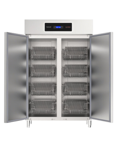 Shentop Hot Air Circulation Dish Sterilizer Commercial Vertical Double-Door High-Temperature Dish Cabinet Hotel Restaurant Kitchen Warming Cabinet RTD1000-B6