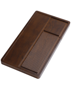 TIANXI Tea Tray for Home Use, Luxury Tea Serving Set, High-End Tea Tray with Kung Fu Tea Set, Large Bamboo Tea Tray for Office Desk, Gift-Ready