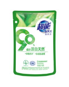 Power Natural Laundry Detergent 100g, Stain-Resistant, Suitable for Sensitive Skin, Rich Vetiver Fragrance