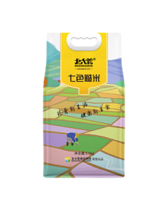 Beidahuang Seven-Colored Brown Rice Mixed Grain Combo, Whole Grain Coarse Rice, 5lb for Meal Replacement & Porridge