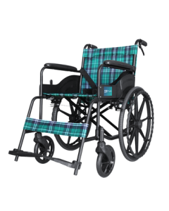 Hubang Manual Wheelchair for Elderly, Lightweight Foldable Pushcart for Middle-Aged and Disabled, Portable Travel L6