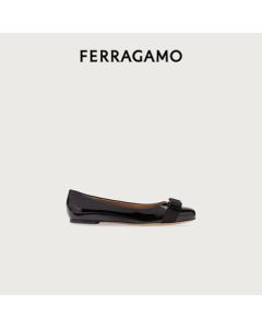 Ferragamo Women's Black Ballet Flats 0782036_1D _ 50 Gift for Girlfriend