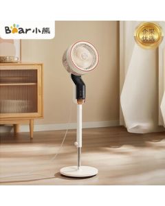 Bear Electric Fan 3D Air Circulation Fan with Electronic Remote Control, Smart Voice, 12H Timer, 8 Wind Speeds DFS-L30U6