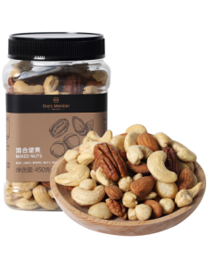 Member's Shop No.1 Mixed Nuts 450g - Daily Snack with Dried Fruits, Cashews, Pecans, Hazelnuts, Gift Option