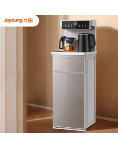 Joyoung Tea Bar Machine, Household Smart Remote Vertical Bottom-Mounted Automatic Water Dispenser, Barrel Water Temperature Heating Tea Bar Machine, Color Screen Dual Kettle JYW-WH300