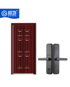 Qigong Single-Leaf Grade A Anti-Theft Door for Home Use Stainless Steel Security Door QG-FDM4500