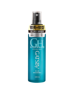 GATSBY Lock & Shine Styling Gel Water 250ml, Long-lasting Shine & Moisture Lock, New/Old Packaging Random Delivery