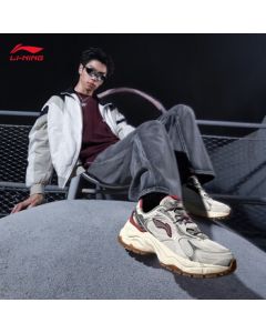 Li Ning Star Ring丨Men's Classic Casual Shoes 2025 New Fashion Retro Versatile Sneakers AGCV355