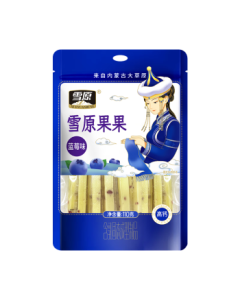 Snowland Fruit Blueberry Flavor 110g High-Calcium Milk Stick Cheese Snack - Inner Mongolia Specialty Kids' Snack