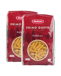 Melissa Greek Imported Spiral Pasta 500g*2 Bags - High-Protein, Low-Fat Healthy Pasta for Home Use