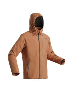 Decathlon Men's Ski Jacket SKI500 Brown S-4780332, Warm and Lightweight