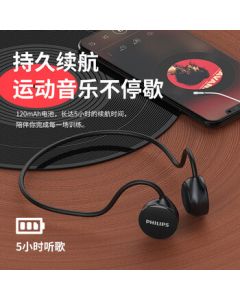 PHILIPS Bone Conduction Bluetooth Wireless Open-Ear Headphones TAA1609