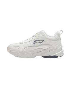 Li-Ning LN DEFENDER Fleece-Lined Cushioned Retro Casual Shoes for Women Low-Top Dad Sneakers AGLV282