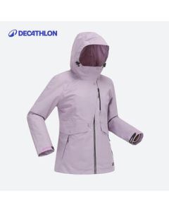 Decathlon 2025 New Women's 3-in-1 Detachable Thermal Hiking Jacket 4984559 Purple/2XL