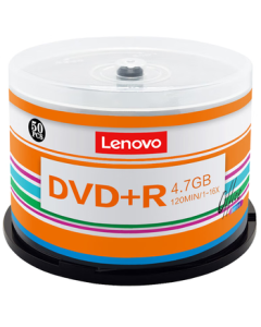 Lenovo DVD+R Disc / Burnable Disc 16X 4.7GB Office Series Spindle 50-Pack Blank Disc