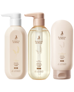 Kangaroo Mom Maternity Care Set Shampoo Body Wash Conditioner 3-Piece Special Care Kit for Expecting Mothers