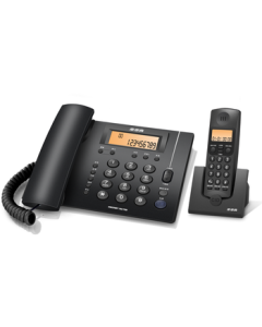 BBK Cordless Telephone Wireless Landline Handset Set for Home and Office with Internal Intercom and Long-Range Signal W263 Dark Blue (1 Handset)