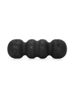 Canchi Foam Roller Muscle Massage EPP Wave Fitness Roller Black [Standard Hardness 55°]