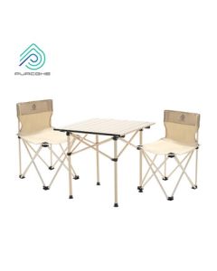 PURCGHE Folding Table and Chair Set 3-Piece PU-HZY03-01