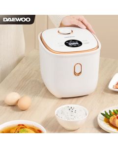 DAEWOO Rice Cooker · 1.2L Compact Capacity, 6 Smart Menus, 24-Hour Smart Timer, Ceramic Non-Stick Inner Pot, 300W Low Power, Fast Precision Cooking / 03A