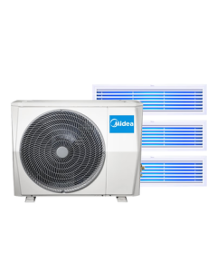 Midea 3-Ton One-Drag-Three Full DC Inverter Smart Central Air Conditioner Small Multi-Split All-Inclusive Price with Free Installation & 7m Copper Pipe MDVH-V100W/N1-DGC(E1)