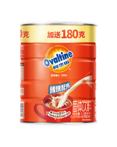 Ovaltine Cocoa Powder Can 1.38kg Nutritious Breakfast Meal Replacement Instant Milk Drink Protein-Fortified Solid Beverage 1380g