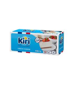 KIRI Baking Cream Cheese for Salad, Cake, and Bread – 1kg*1 Box
