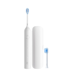 JingDong JingZao Sonic Electric Toothbrush Lite for Adults - White, 3 Modes + Shock-Absorbing Rubberized Brush Head + Storage Case, Long-Lasting Electric Toothbrush, Birthday Gift for Kids, Mid-Autumn Festival Gift for Women