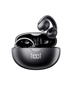 Newman【2025 Latest Model】Clip-On Bluetooth Earphones Wireless Open-Ear Sports Running Call Noise Cancelling Ear Clip Non-In-Ear Bone Conduction Concept Compatible with Apple Huawei Xiaomi