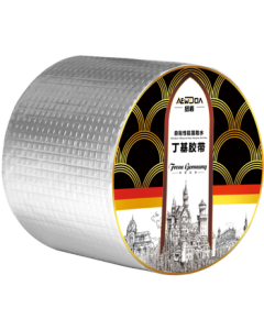 Newdon Butyl Rubber Waterproof Tape for Roof Leak Repair, Pipe Crack Sealing, Self-Adhesive Roll 10CM*8M