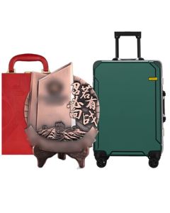 SPTA Souvenir Military Veteran Gift for Comrades-in-Arms, Desktop Decoration Metal Medal Badge Suitcase