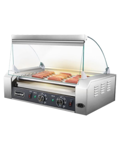 Lecon Commercial Sausage Grill Hot Dog Machine Automatic Countertop Sausage Roaster for Snack Shops 11-Tube (2023 Upgraded Premium 304 Model) LC-DK-KCJ11