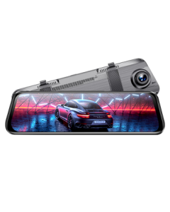 LINGDU HS880B Air Dash Cam 1296P HD Night Vision, Rearview Mirror with Reverse Camera, Dual Recording Streaming Media